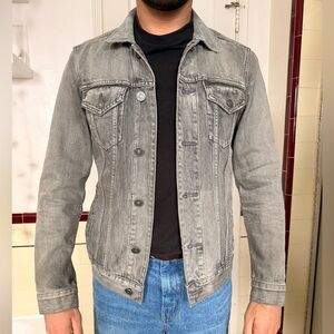 All Saints • Charcoal Denim Jacket